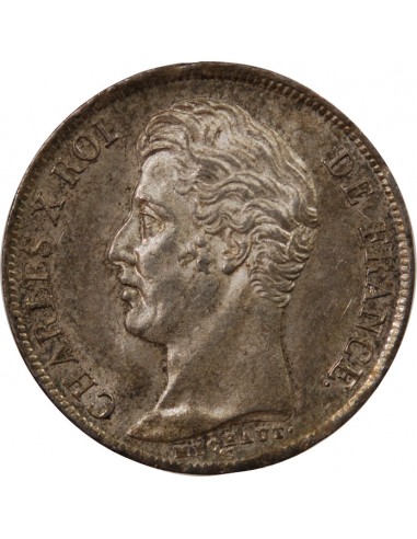 CHARLES X - 1 FRANC ARGENT 1828 A PARIS
