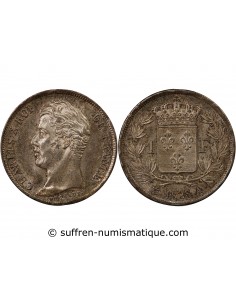 CHARLES X - 1 FRANC ARGENT 1828 A PARIS