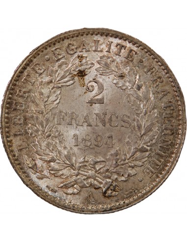 CERES ﻿- 2 FRANCS ARGENT 1894 A PARIS