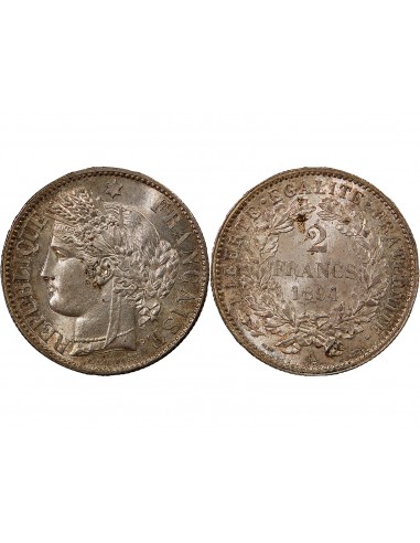 CERES ﻿- 2 FRANCS ARGENT 1894 A PARIS