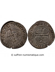 CHARLES VI - DEMI-GUENAR 1389 ROUEN