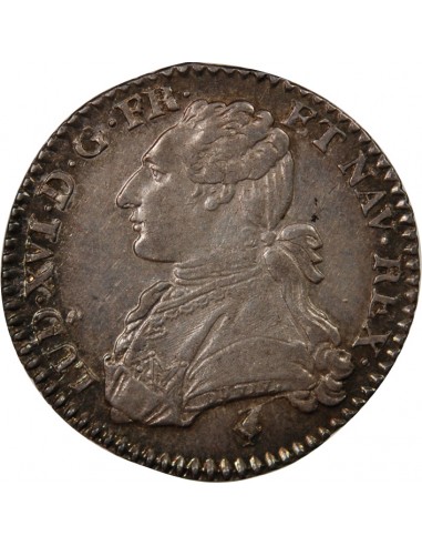 LOUIS XVI - 1/10 ECU AUX BRANCHES D'OLIVIER 1778 A PARIS