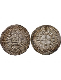 PHILIPPE IV LE BEL - GROS TOURNOIS A L'O LONG 1285 / 1314 2