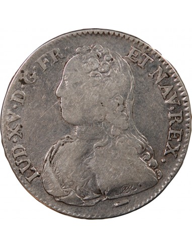 LOUIS XV - 1/2 ECU AUX BRANCHES D'OLIVIER 1726 W LILLE