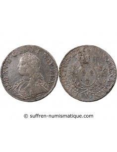 LOUIS XV - ECU AUX BRANCHES D'OLIVIER 1726 W LILLE