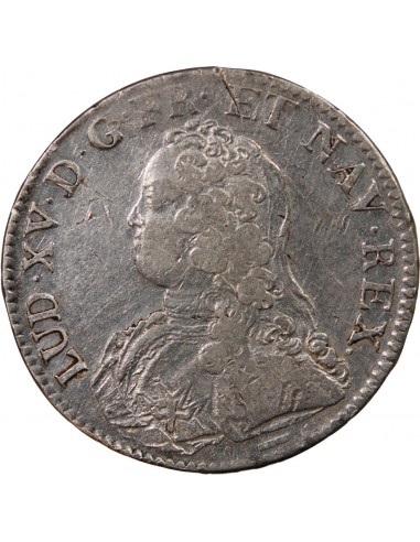 LOUIS XV - ECU AUX BRANCHES D'OLIVIER 1726 W LILLE
