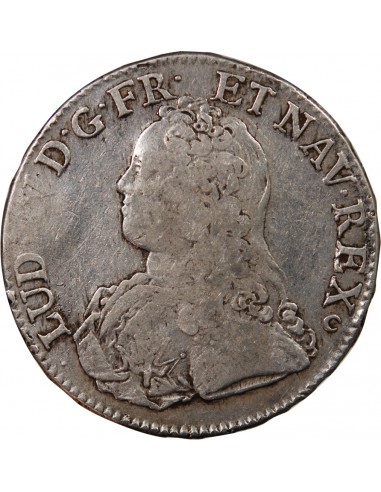 LOUIS XV - ECU AUX BRANCHES D'OLIVIER 1726 E TOURS