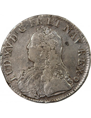 LOUIS XV - ECU AUX BRANCHES D'OLIVIER 1727 AA METZ