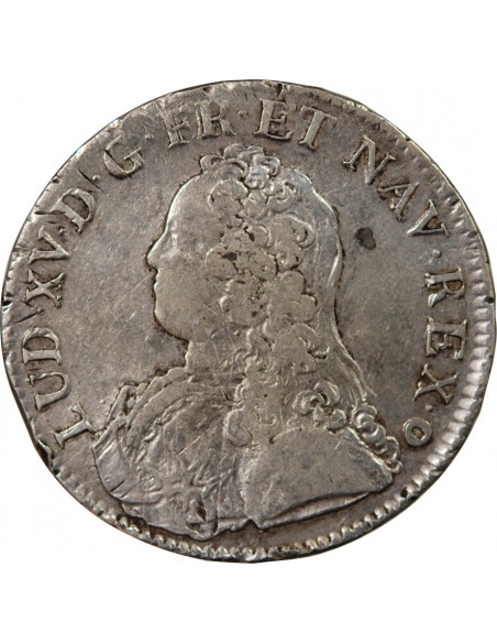 LOUIS XV - ECU AUX BRANCHES D'OLIVIER 1727 AA METZ