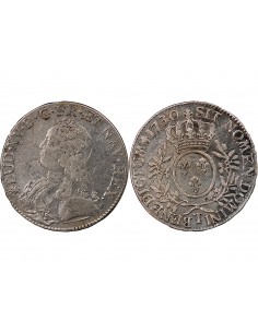 LOUIS XV - ECU AUX BRANCHES D'OLIVIER 1730 T NANTES 2