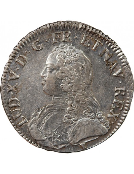 LOUIS XV - ECU AUX BRANCHES D'OLIVIER 1731 RENNES
