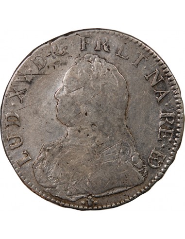 LOUIS XV - ECU AUX BRANCHES D'OLIVIER 1731 PAU