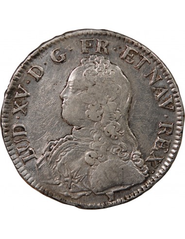 LOUIS XV - ECU AUX BRANCHES D'OLIVIER 1732 RENNES