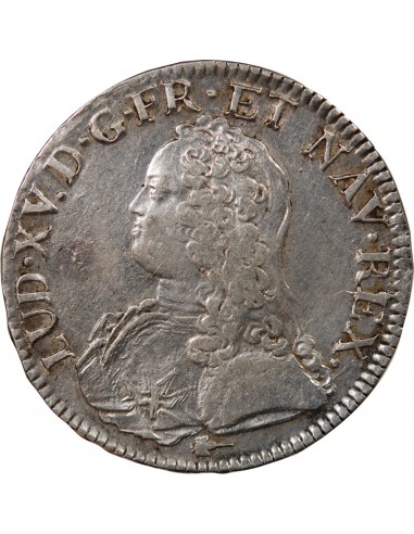 LOUIS XV - ECU AUX BRANCHES D'OLIVIER 1733 X AMIENS