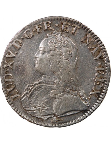 LOUIS XV - ECU AUX BRANCHES D'OLIVIER 1733 X AMIENS