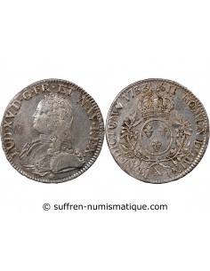 LOUIS XV - ECU AUX BRANCHES D'OLIVIER 1733 X AMIENS