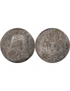 LOUIS XV - ECU AUX BRANCHES D'OLIVIER 1735 P DIJON 2