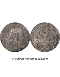 LOUIS XV - ECU AUX BRANCHES D'OLIVIER 1735 P DIJON