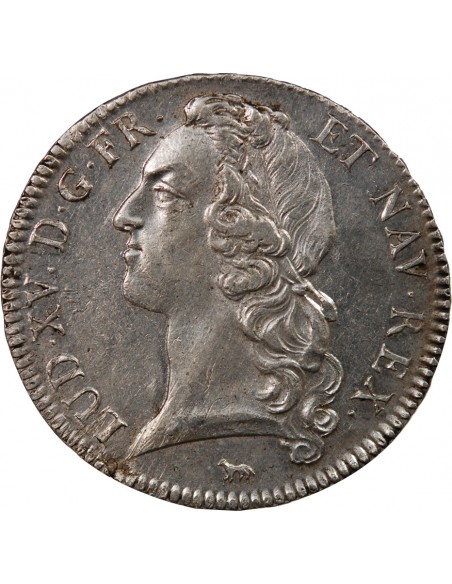 LOUIS XV﻿ - ECU AU BANDEAU ARGENT 1746 A PARIS