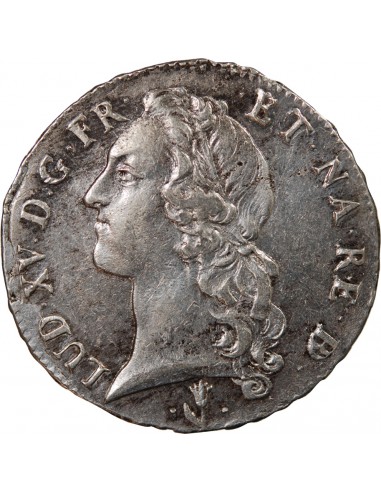 LOUIS XV﻿ - ECU AU BANDEAU ARGENT 1746 PAU