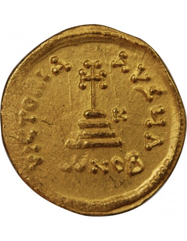 HERACLIUS & HERACLIUS CONSTANTIN - SOLIDUS OR 613 / 638 CONSTANTINOPLE