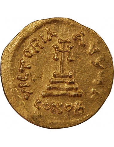 HERACLIUS & HERACLIUS CONSTANTIN - SOLIDUS OR 613 / 638 CONSTANTINOPLE
