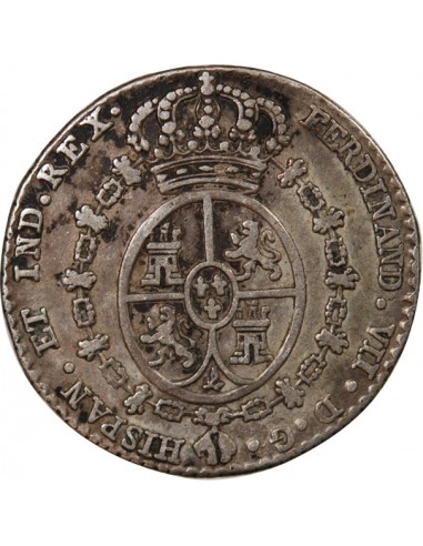 ESPAGNE, FERDINAND VII - MEDAILLE ARGENT DE PROCLAMATION 1808