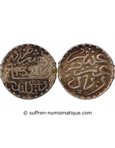 MAROC, ABD AL-AZIZ - DIRHAM ARGENT 1321 (1903)