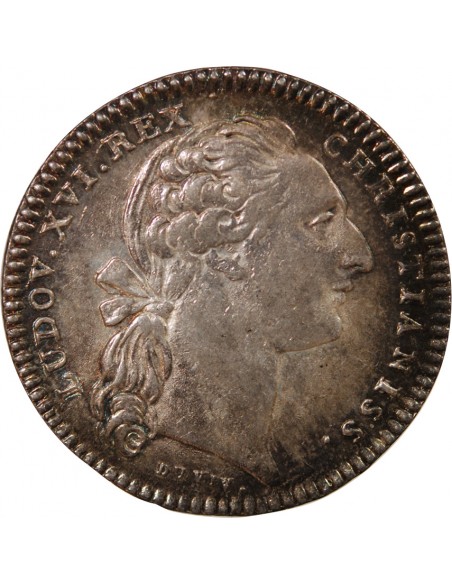 ACADEMIE ROYALE DES SCIENCES, LOUIS XVI – JETON ARGENT EMISSION DE 1775