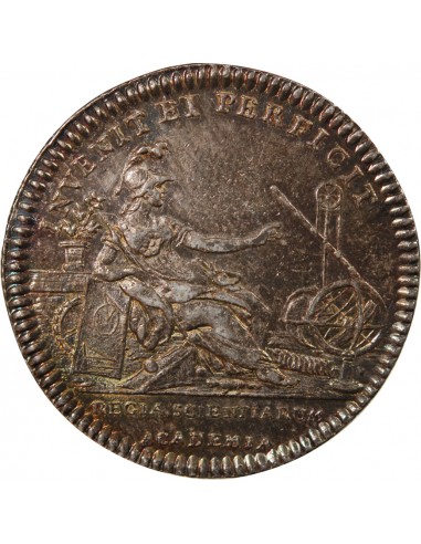 ACADEMIE ROYALE DES SCIENCES, LOUIS XVI – JETON ARGENT EMISSION DE 1775