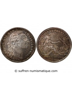 ACADEMIE ROYALE DES SCIENCES, LOUIS XVI – JETON ARGENT EMISSION DE 1775