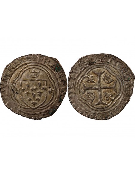 FRANCOIS Ier - GRAND BLANC A LA COURONNE 1515 / 1547 TOULOUSE