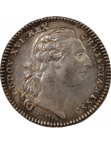 ACADEMIE ROYALE DES SCIENCES, LOUIS XVI – JETON ARGENT EMISSION DE 1775
