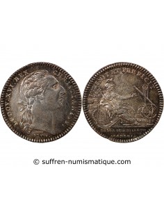 ACADEMIE ROYALE DES SCIENCES, LOUIS XVI – JETON ARGENT EMISSION DE 1775