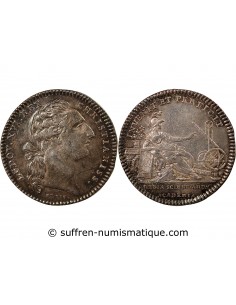 ACADEMIE ROYALE DES SCIENCES, LOUIS XVI – JETON ARGENT EMISSION DE 1775