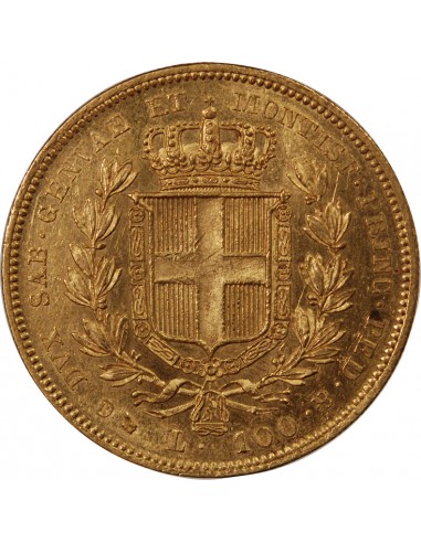 ITALIE, SARDAIGNE, CHARLES ALBERT - 100 LIRE OR 1840 GËNES
