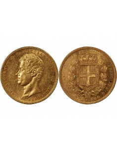 ITALIE, SARDAIGNE, CHARLES ALBERT - 100 LIRE OR 1840 GËNES 2