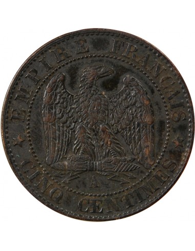 NAPOLEON III - 5 CENTIMES 1854 A PARIS