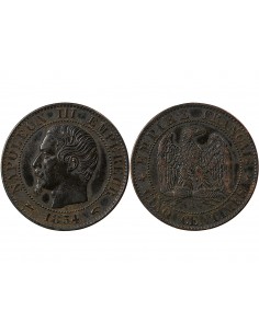 NAPOLEON III - 5 CENTIMES 1854 A PARIS 2