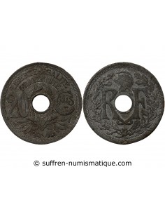 LINDAUER - 20 CENTIMES 1945 C CASTELSARRASIN