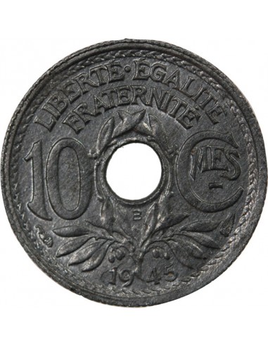LINDAUER - 10 CENTIMES 1945 B BEAUMONT-LE-ROGER