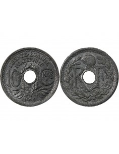 LINDAUER - 10 CENTIMES 1945 B BEAUMONT-LE-ROGER 2