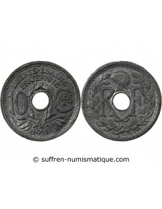 LINDAUER - 10 CENTIMES 1945 B BEAUMONT-LE-ROGER