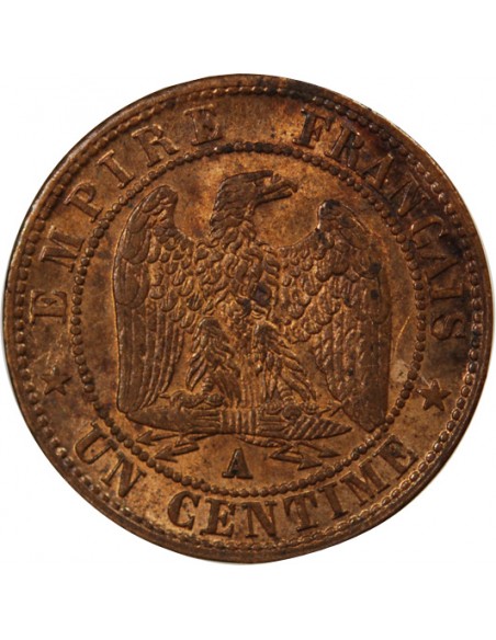 NAPOLEON III - 1 CENTIME 1861 A PARIS