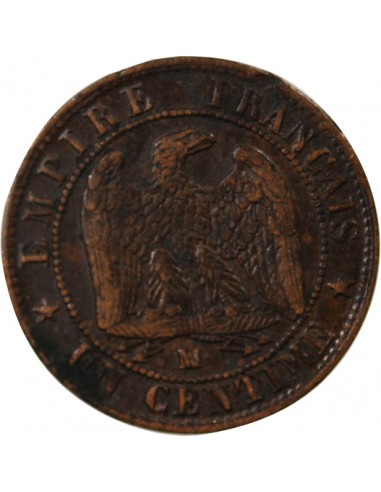 NAPOLEON III - 1 CENTIME 1857 MA MARSEILLE