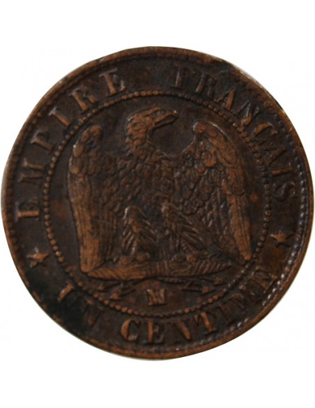 NAPOLEON III - 1 CENTIME 1857 MA MARSEILLE