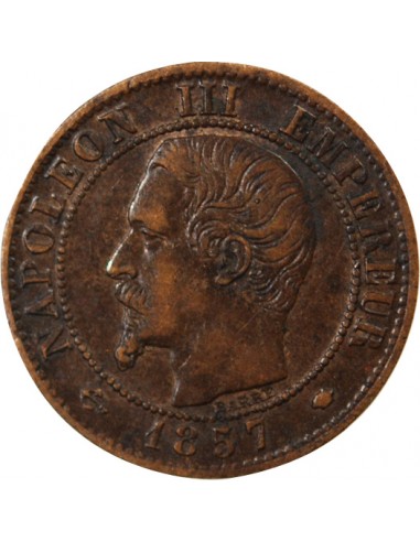 NAPOLEON III - 1 CENTIME 1857 MA MARSEILLE