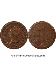 DUPRÉ - 1 CENTIME AN 7 A PARIS