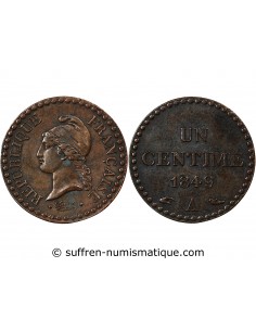 DUPRÉ - 1 CENTIME 1849 A PARIS