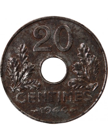 ETAT FRANCAIS - 20 CENTIMES FER 1944